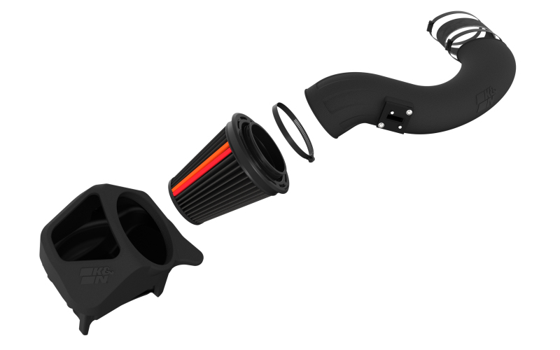 Ford F350 Performance Air Intake - K&N Engineering - NextGen Diesel Dryflow - `17-`19